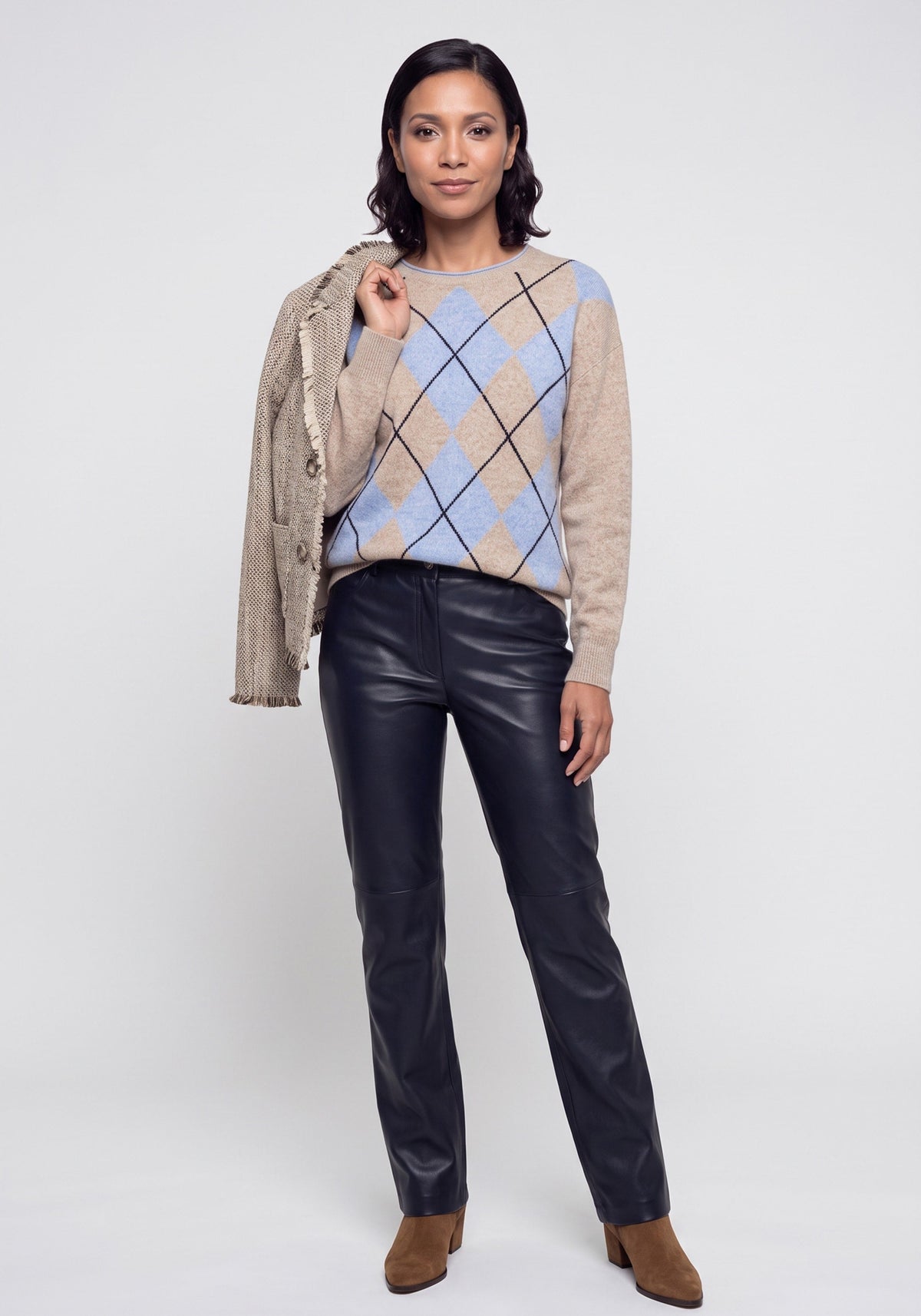Pantalon en simili cuir
