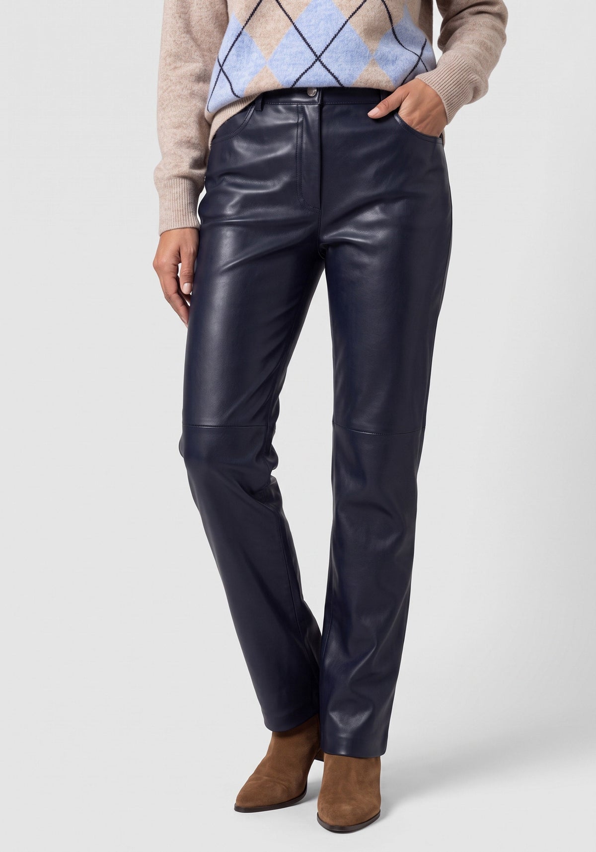 Pantalon en simili cuir