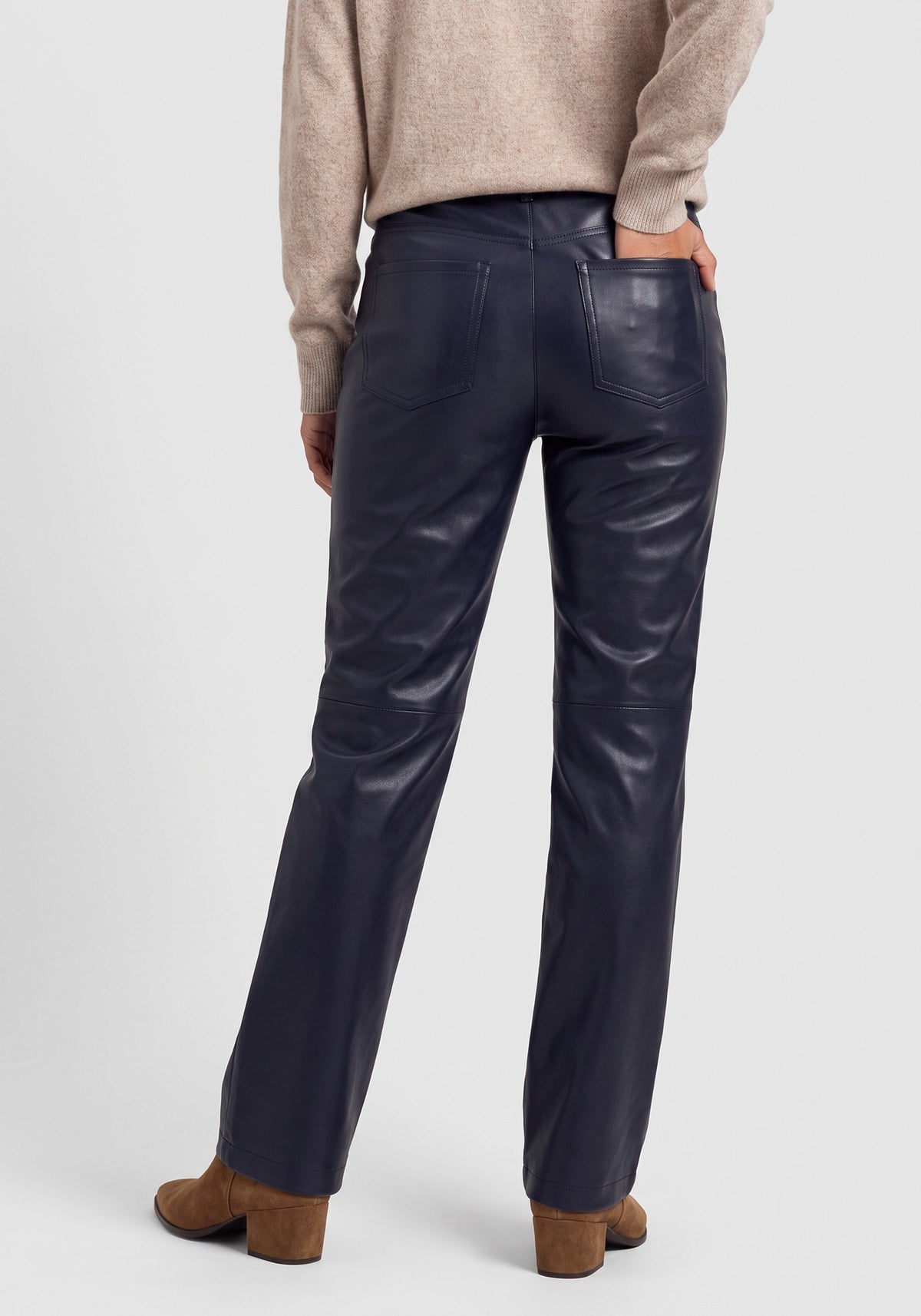 Pantalon en simili cuir