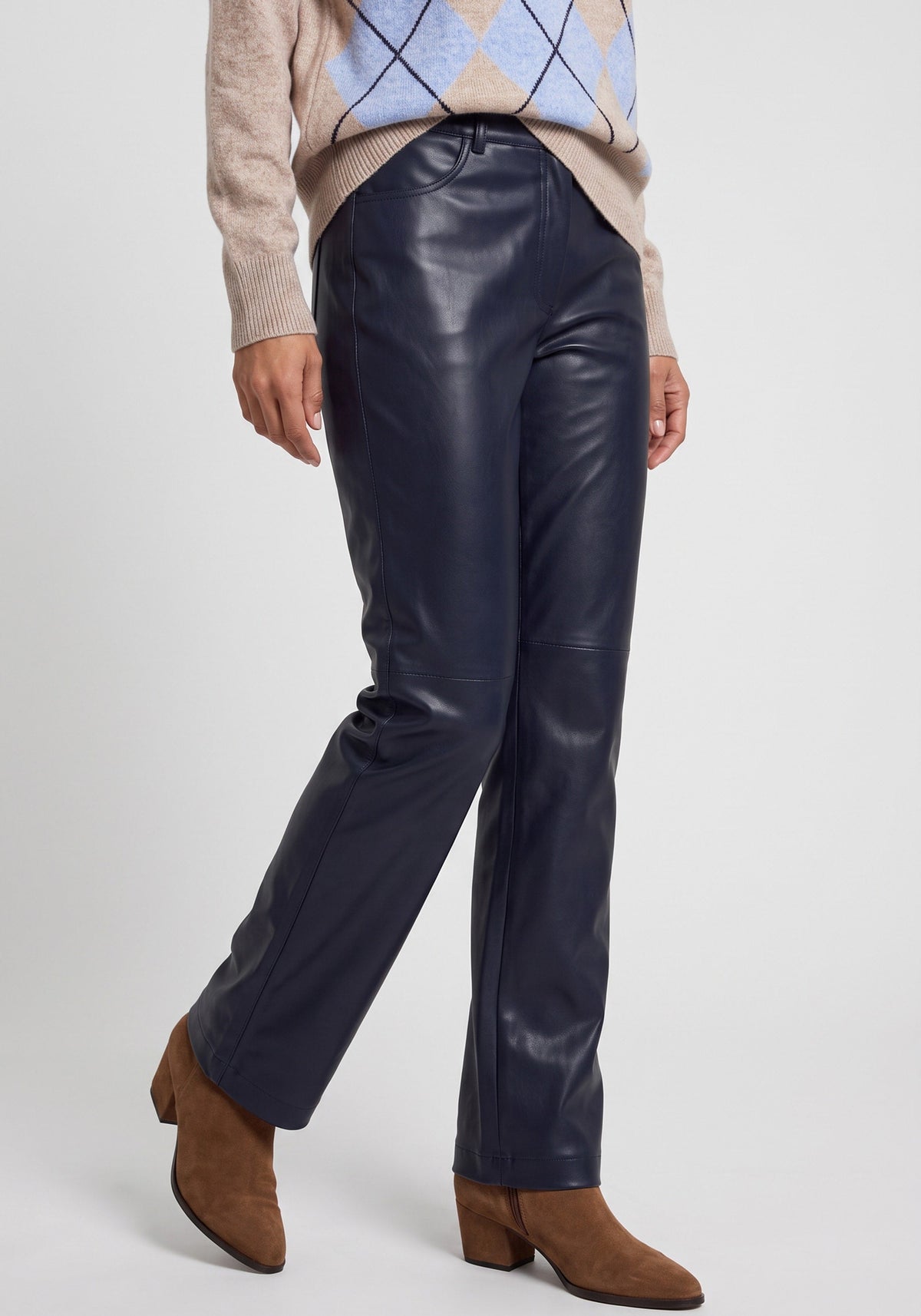 Pantalon en simili cuir