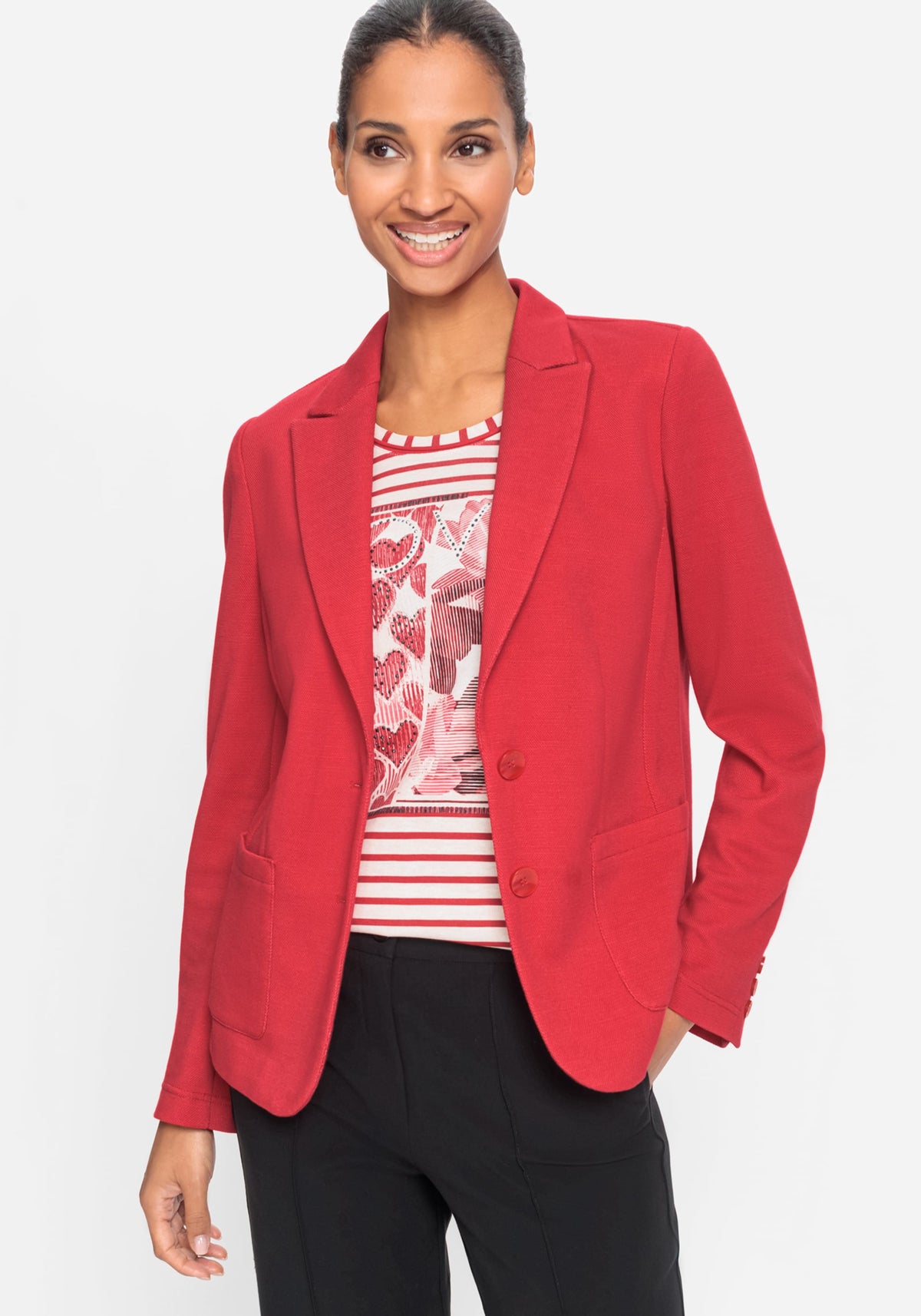 Blazer en piqué