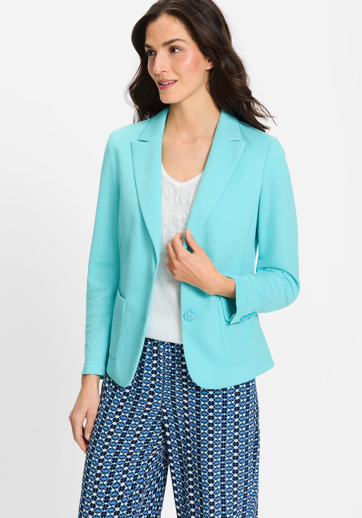 Blazer en piqué