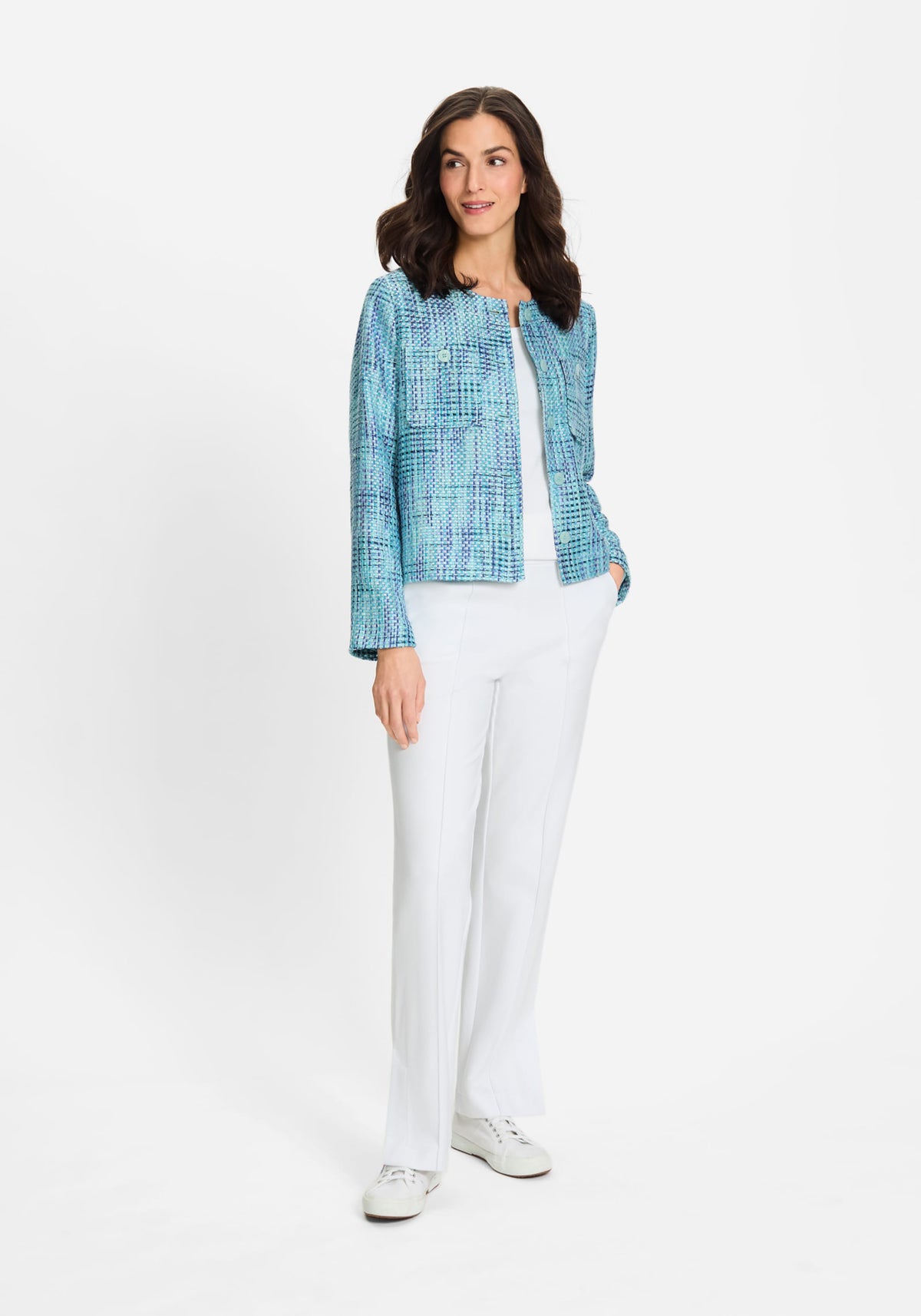 Cropped Tweed Jacket