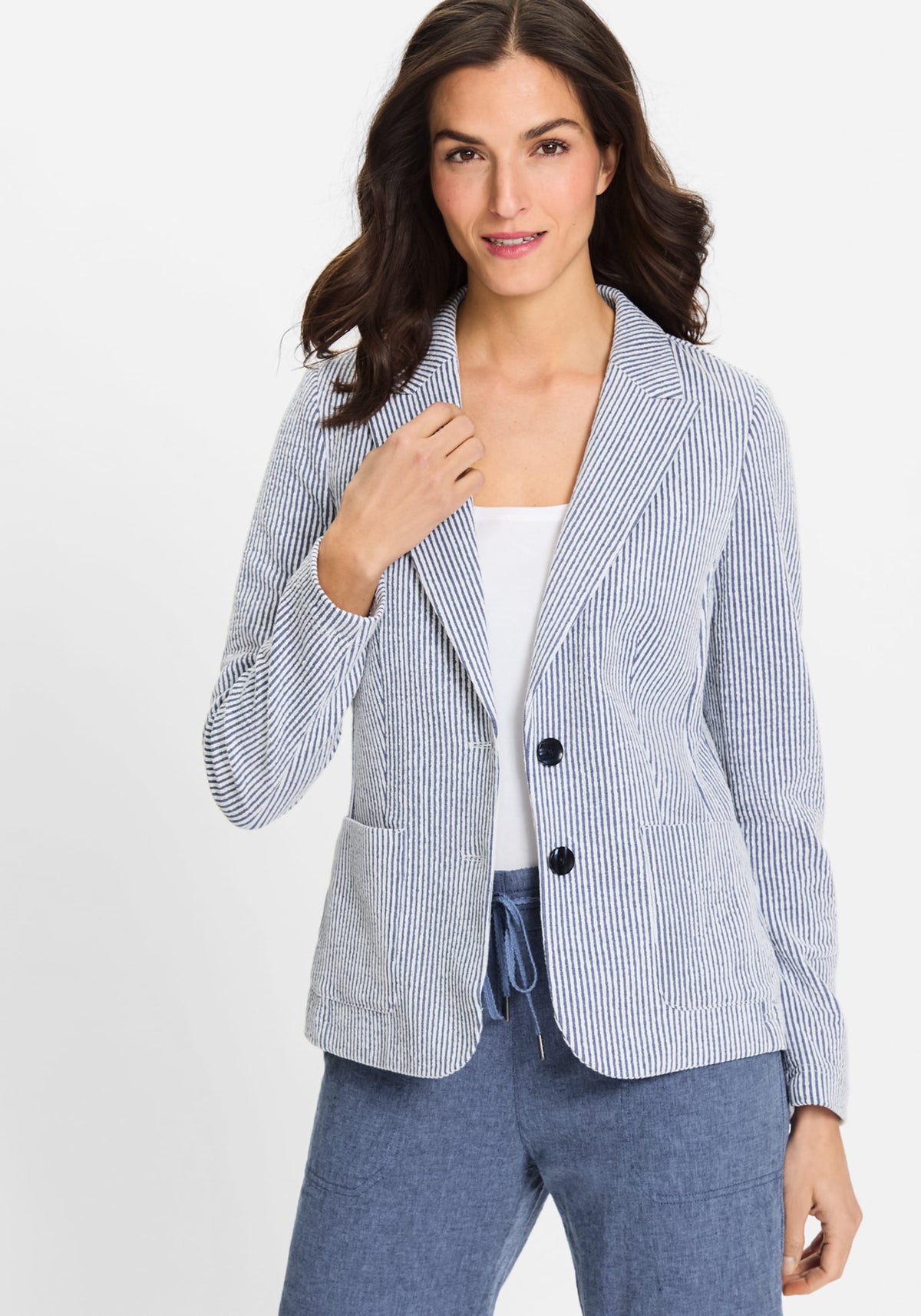 Blazer en seersucker