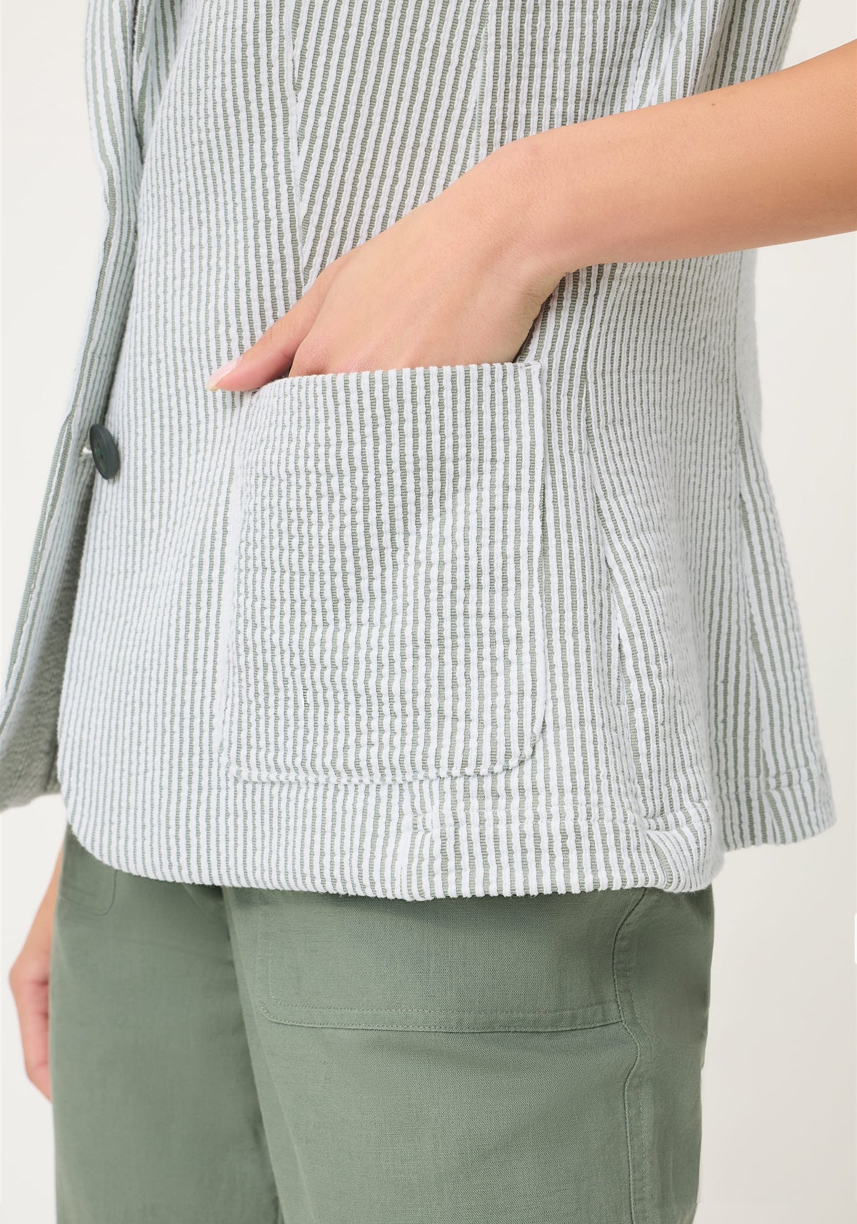 Seersucker Blazer