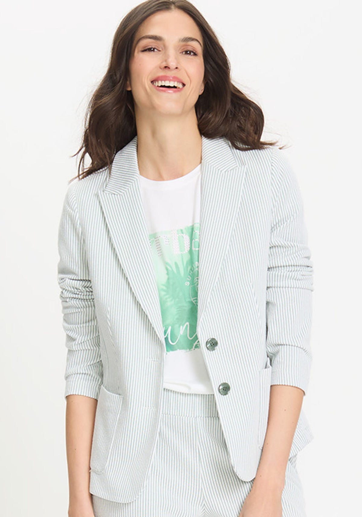 Seersucker Blazer