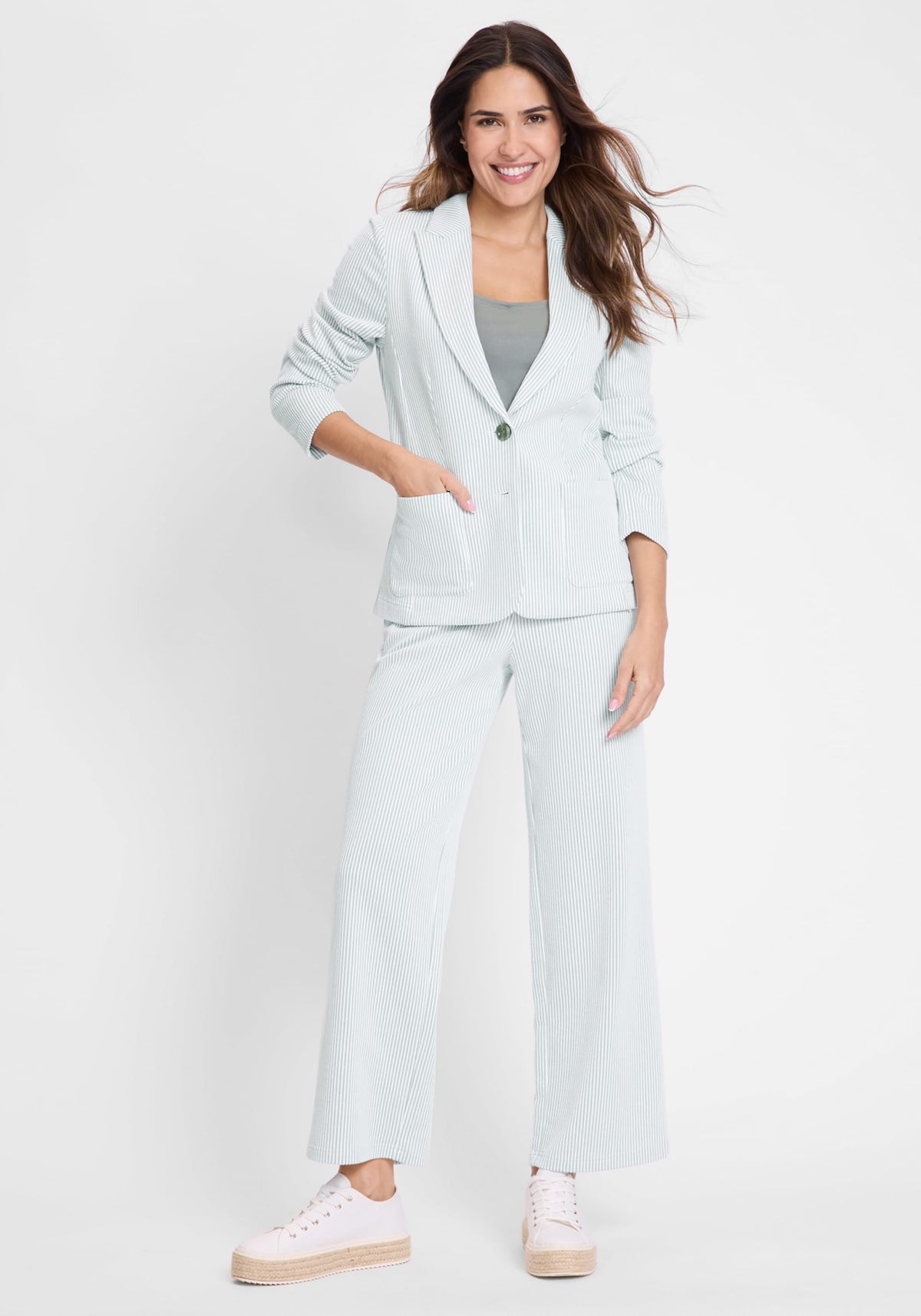 Seersucker Blazer