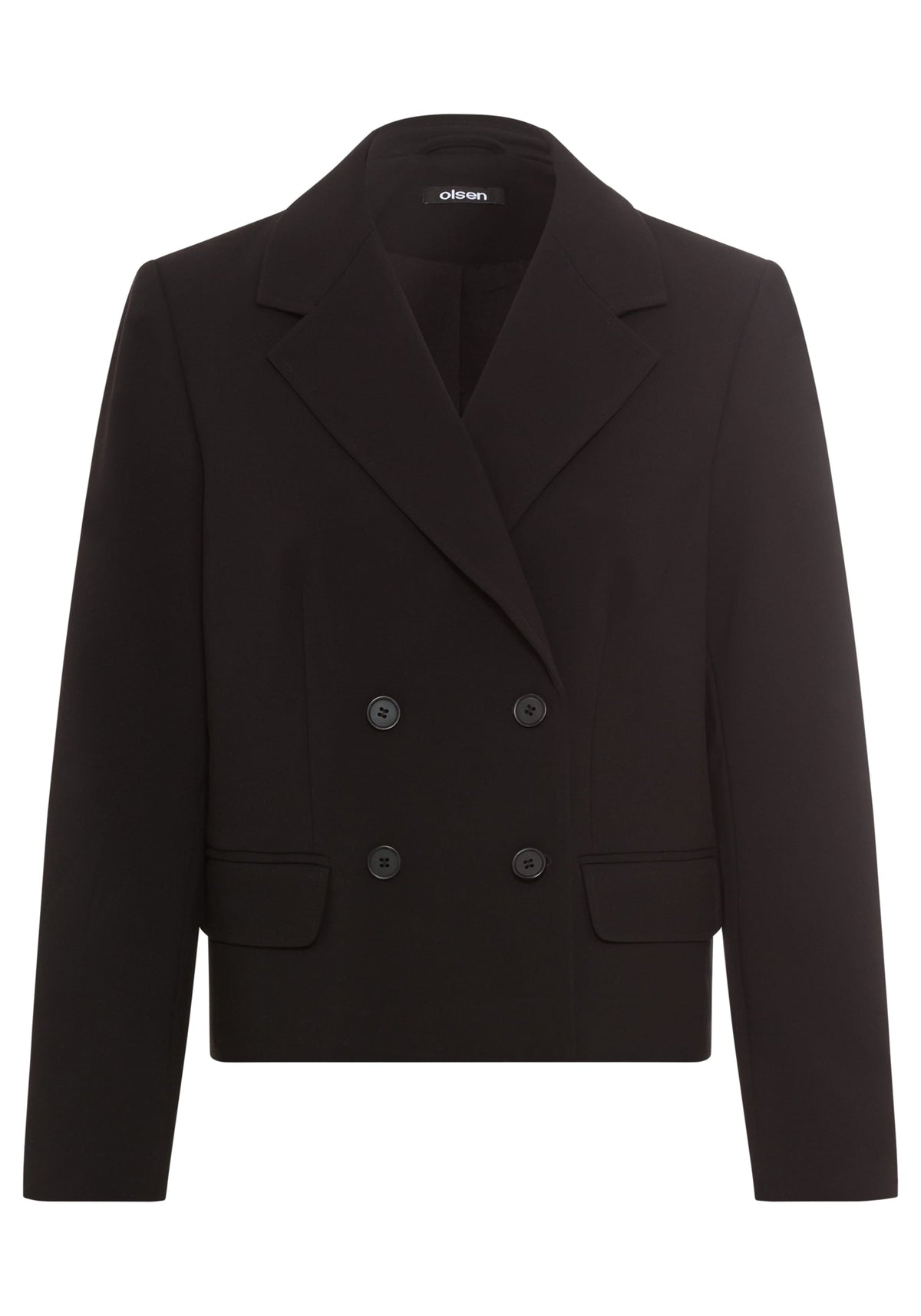 Cropped Double Breasted Blazer