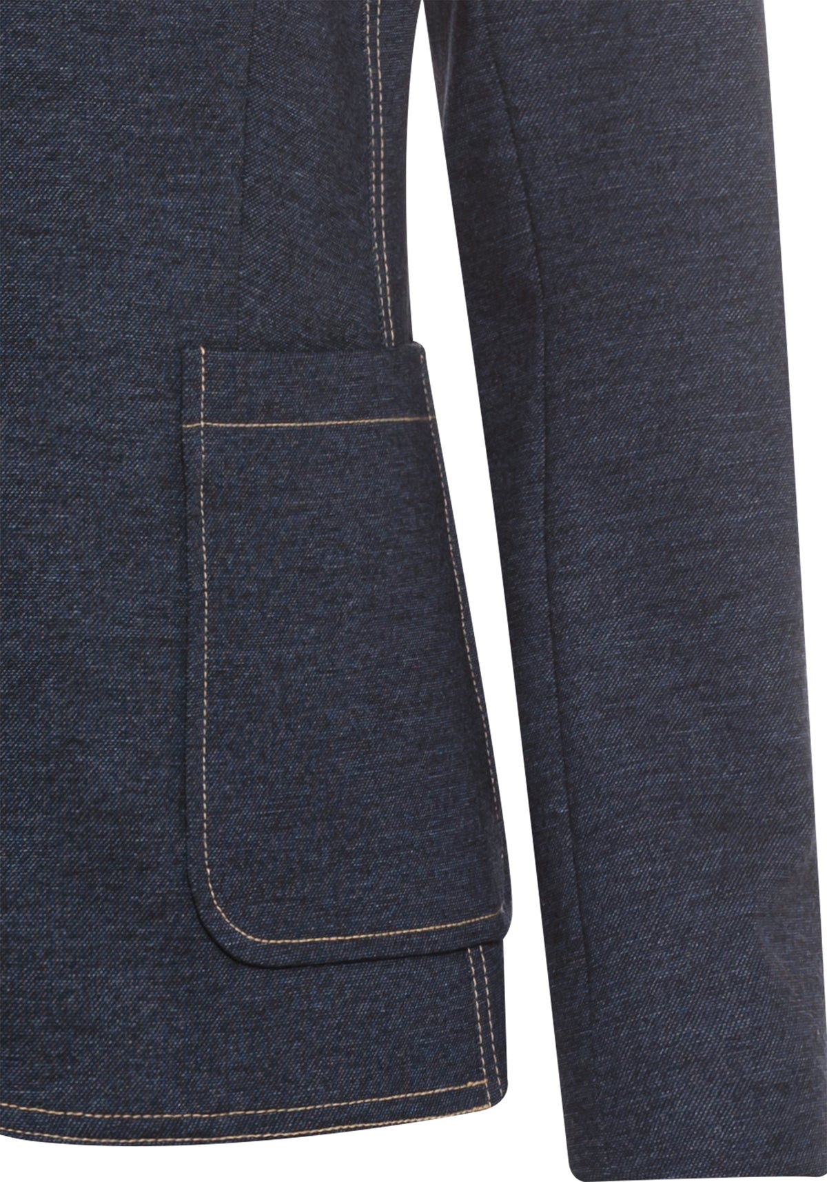 Denim Look Jersey Blazer