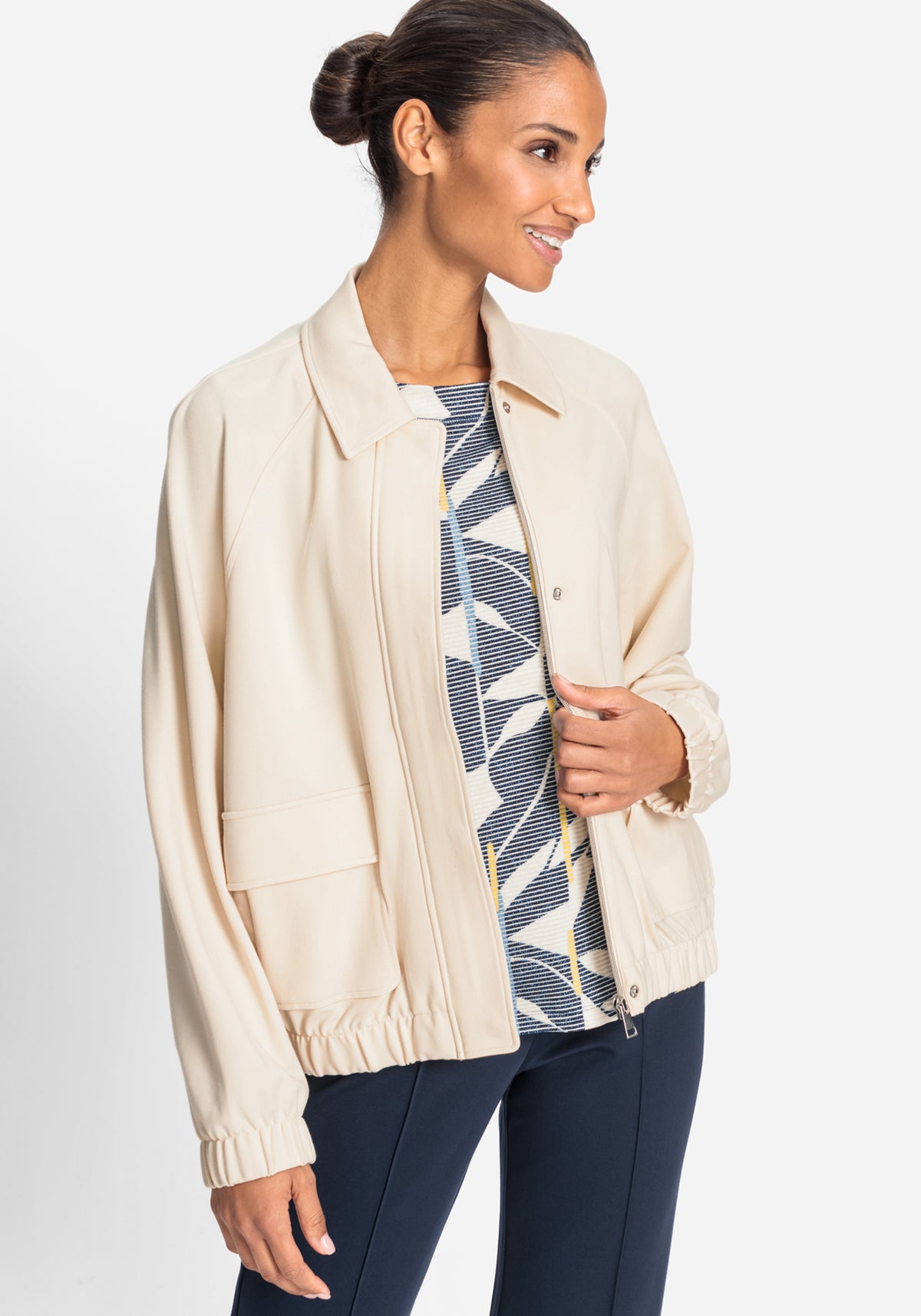 Collared Bomber Jacket