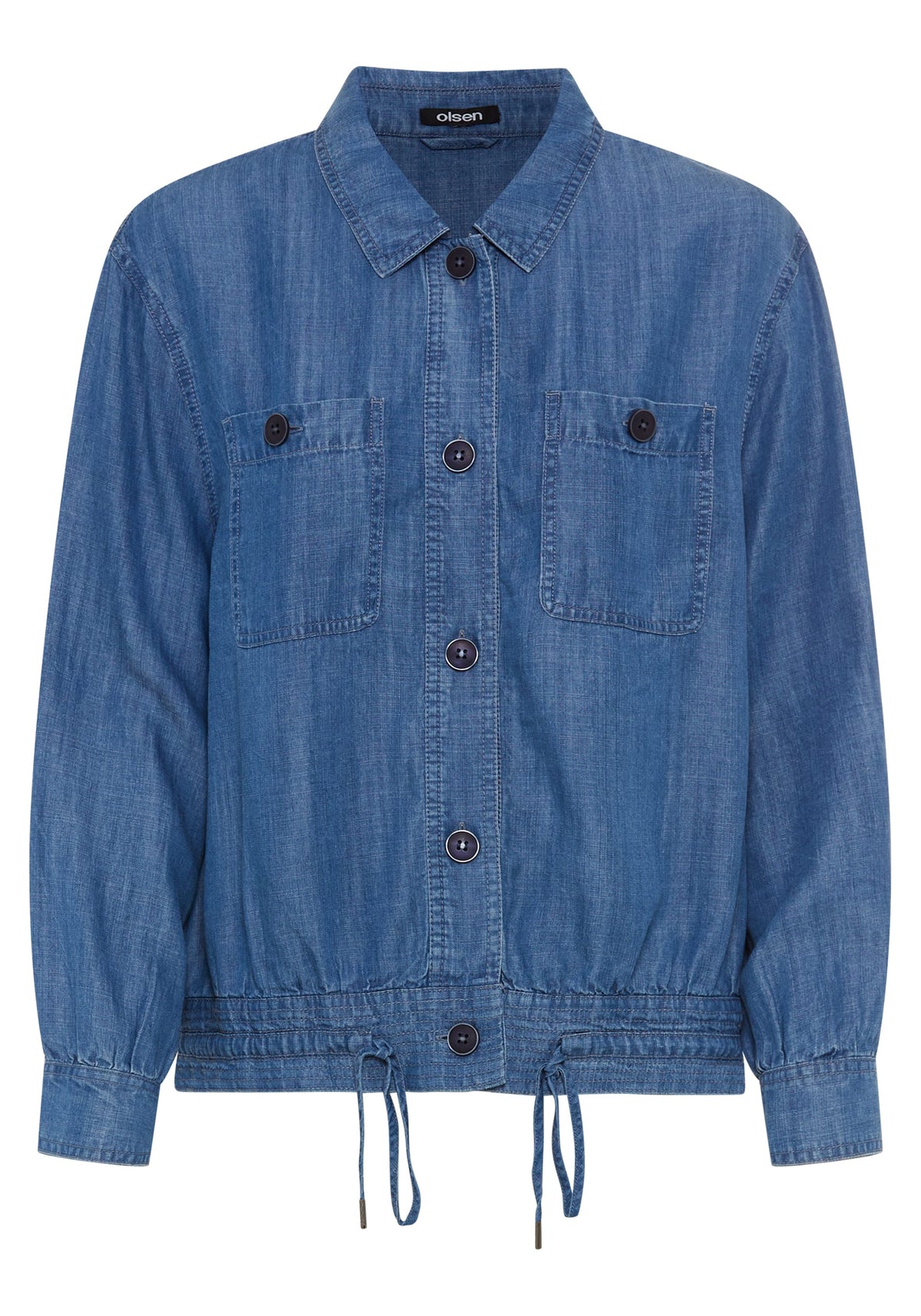 Lightweight Denim Look Jacket