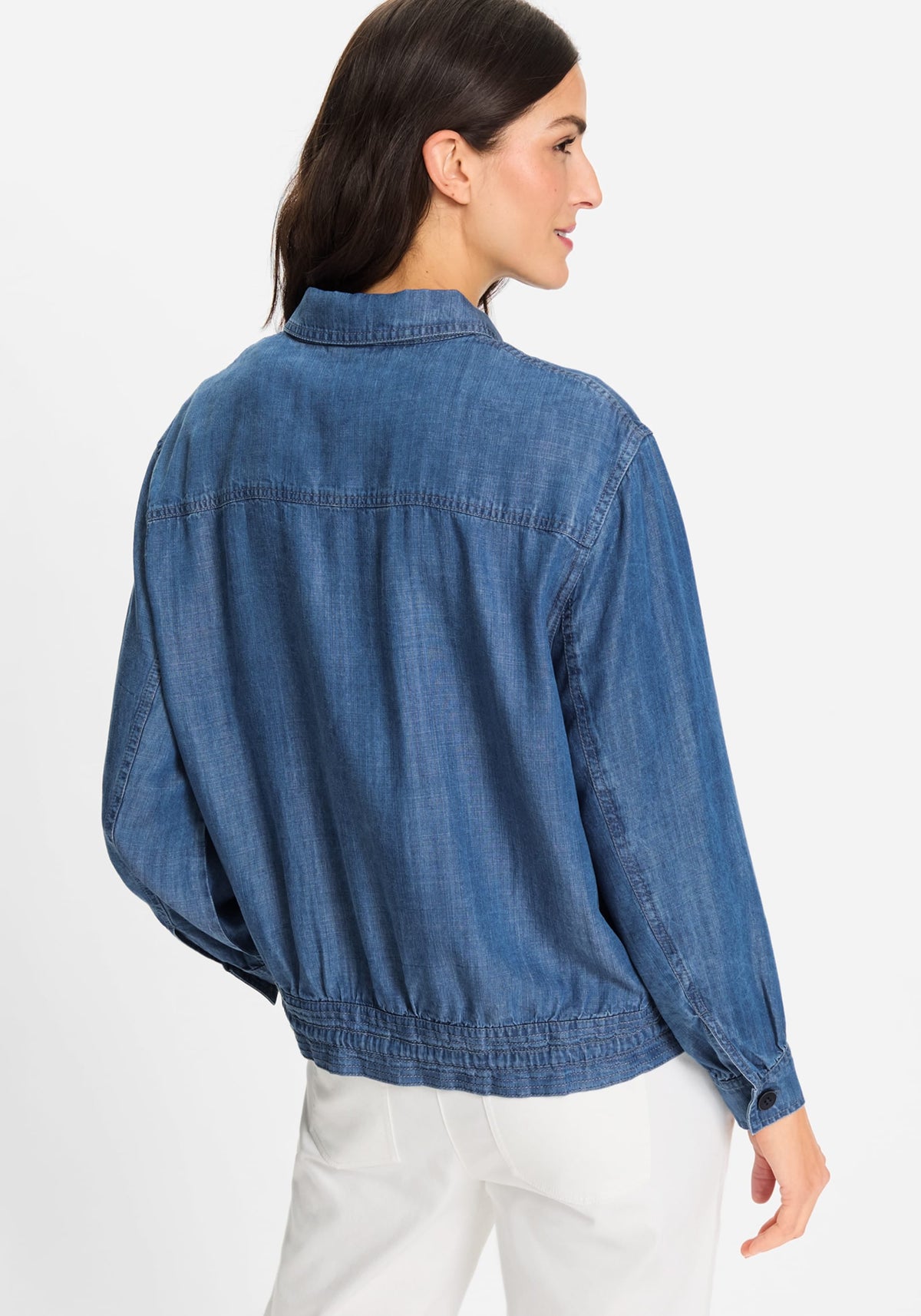 Lightweight Denim Look Jacket