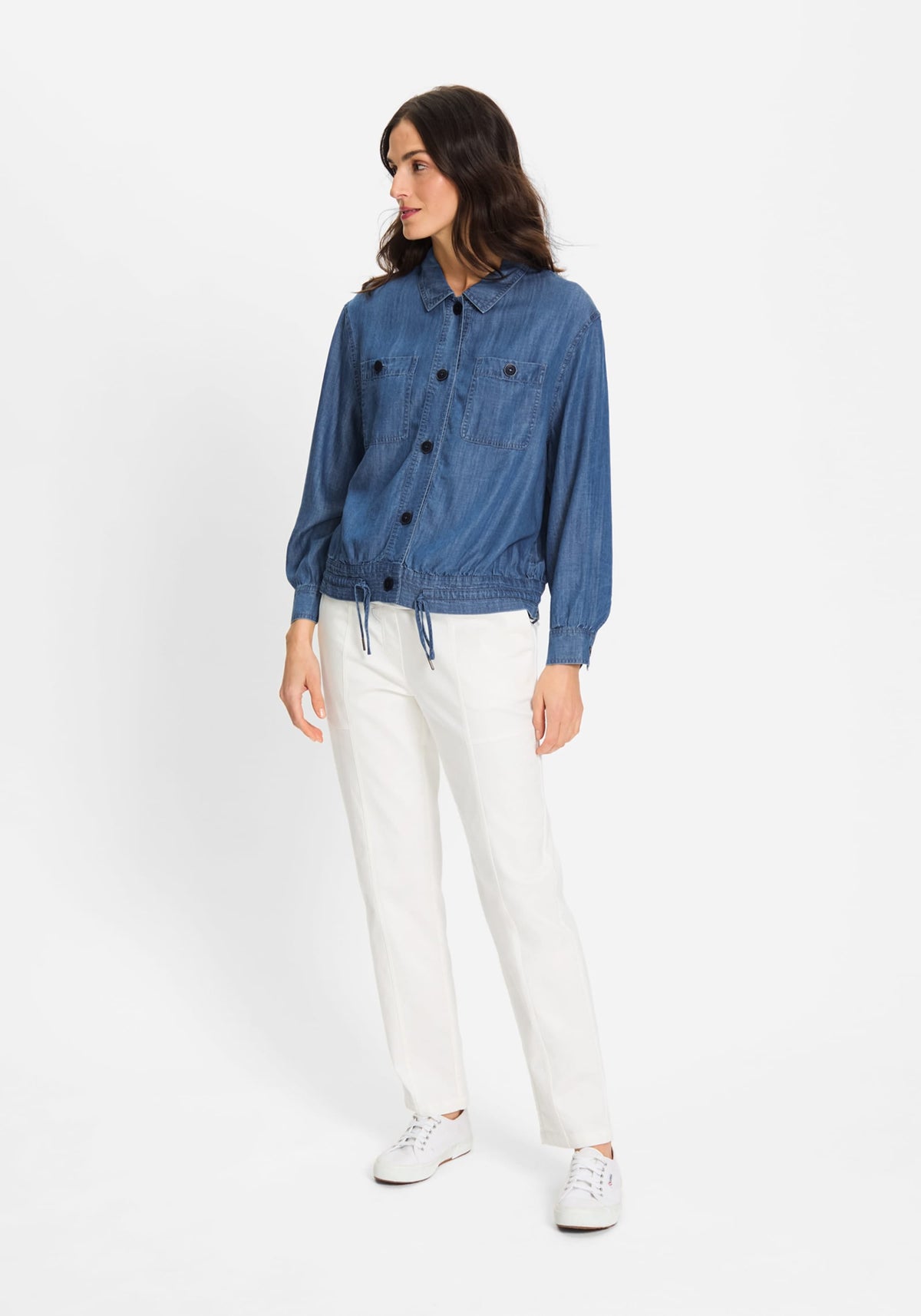 Lightweight Denim Look Jacket