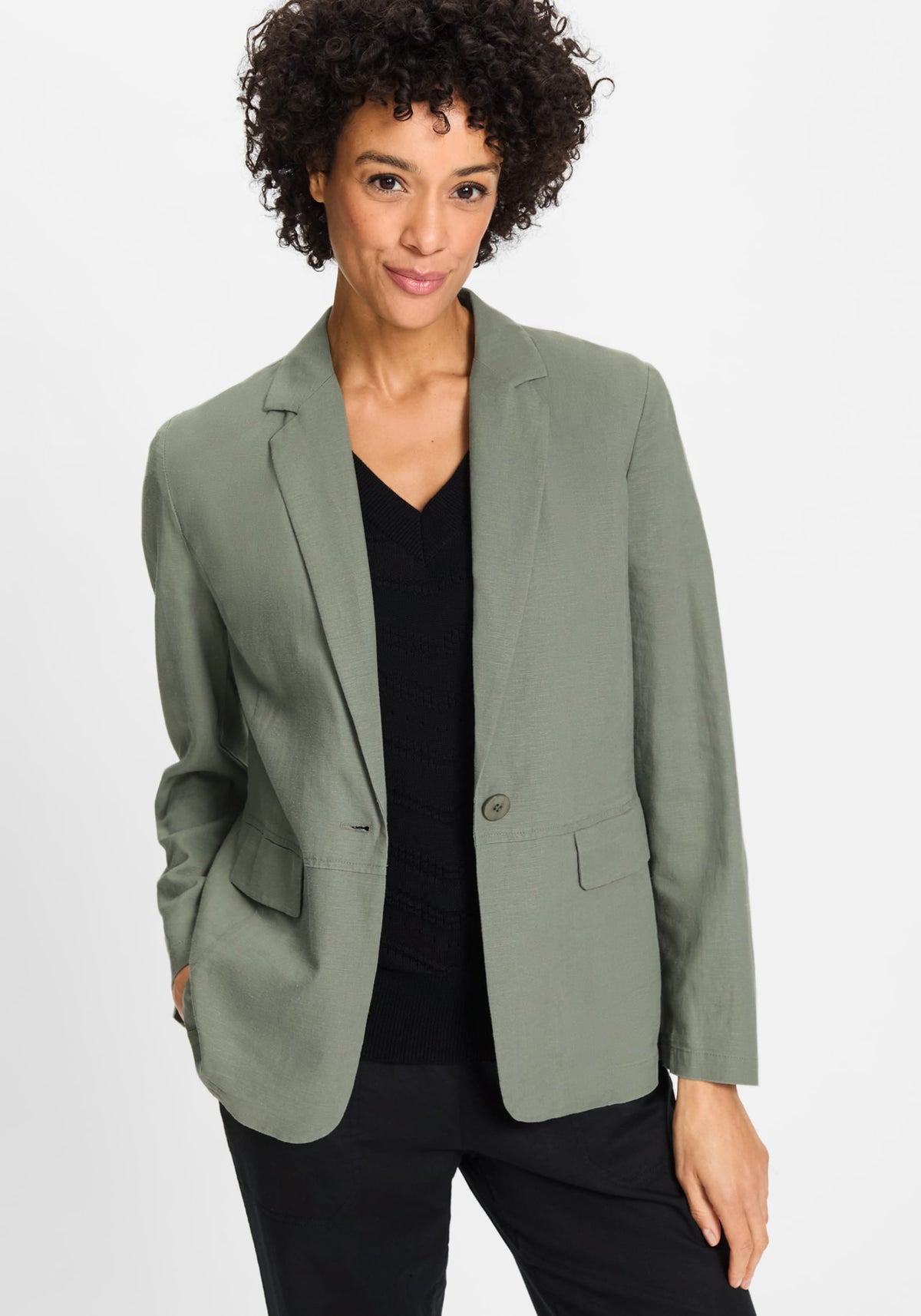 Linen Viscose Blazer