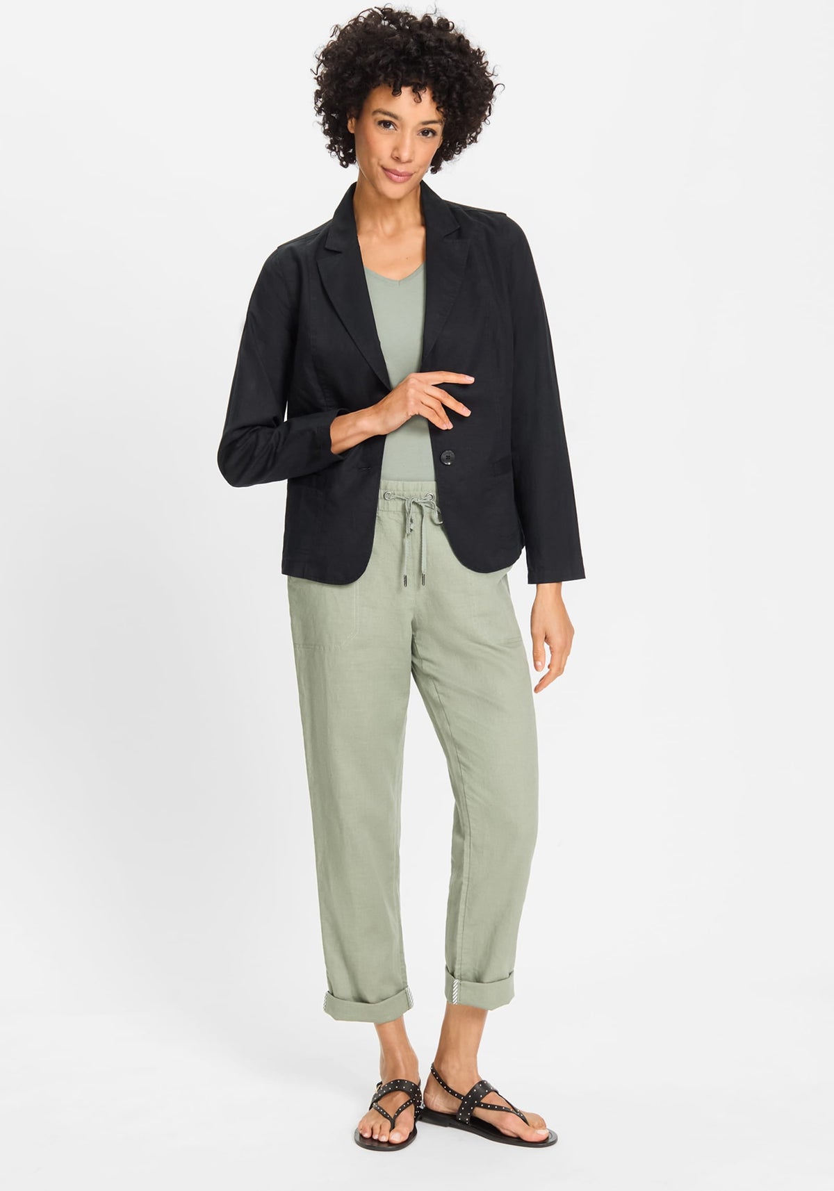 Cotton Linen Blazer