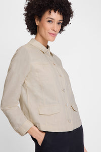 Linen Blend  Jacket