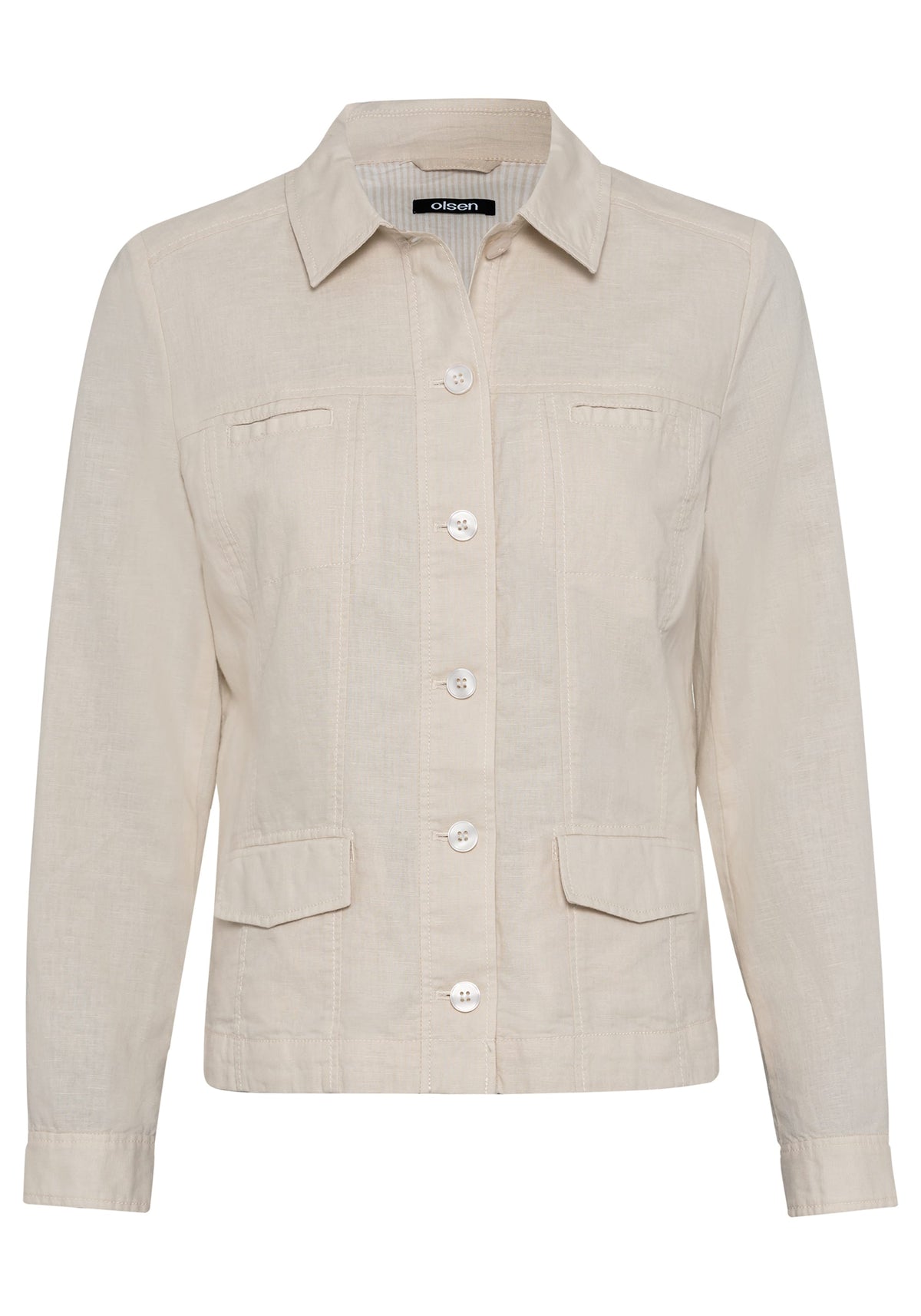 Linen Blend  Jacket