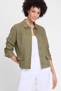 Linen Blend  Jacket
