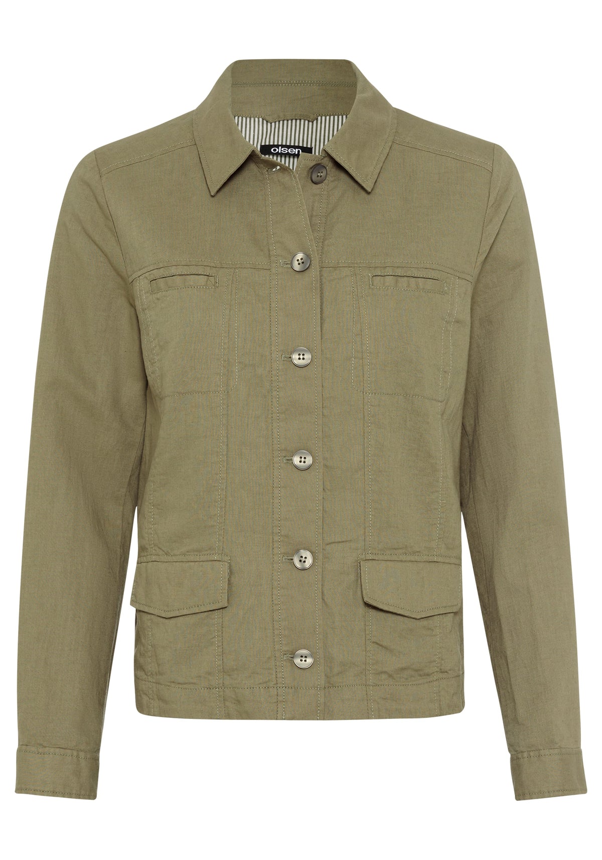 Linen Blend  Jacket