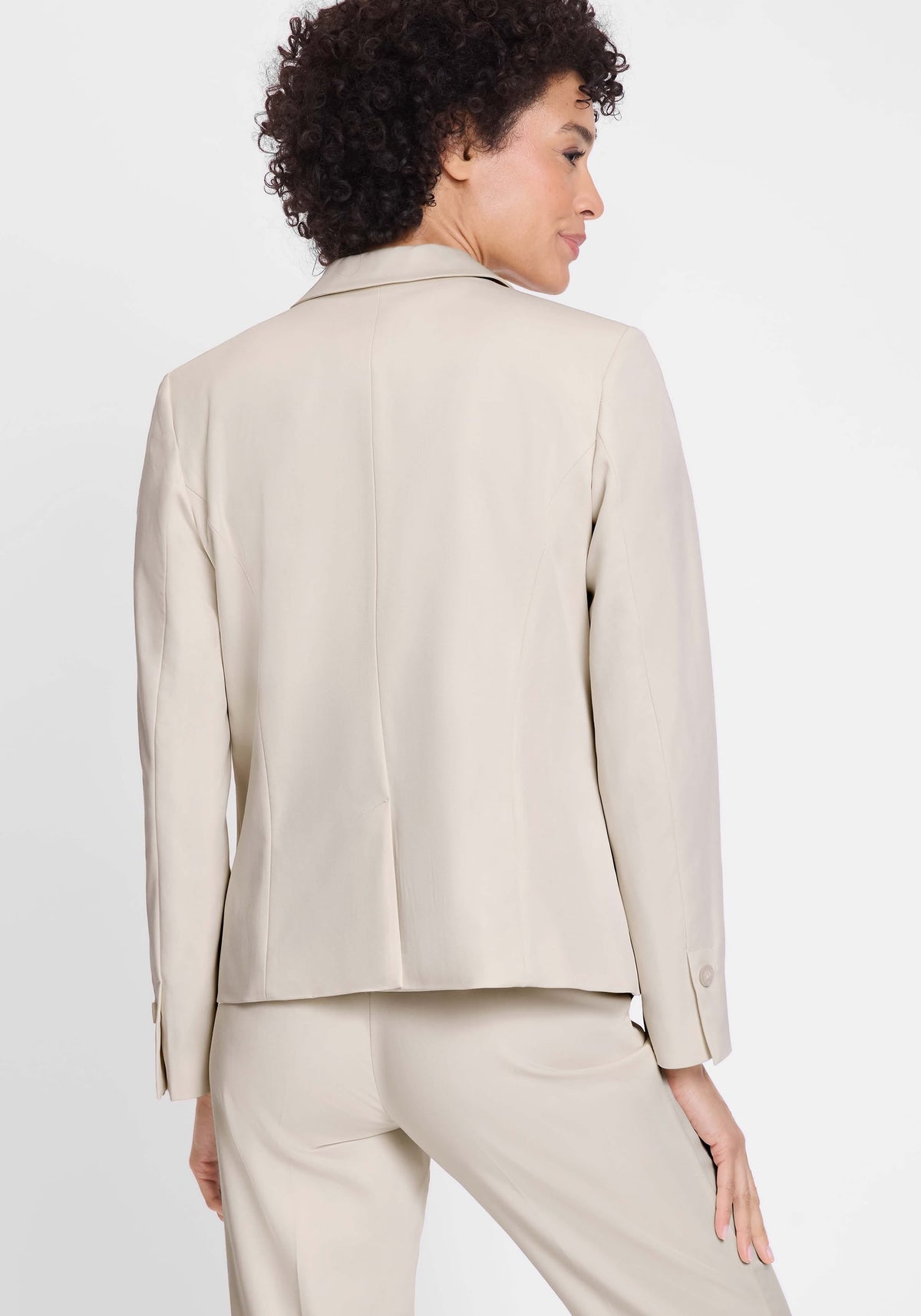 Cotton Sateen Blazer