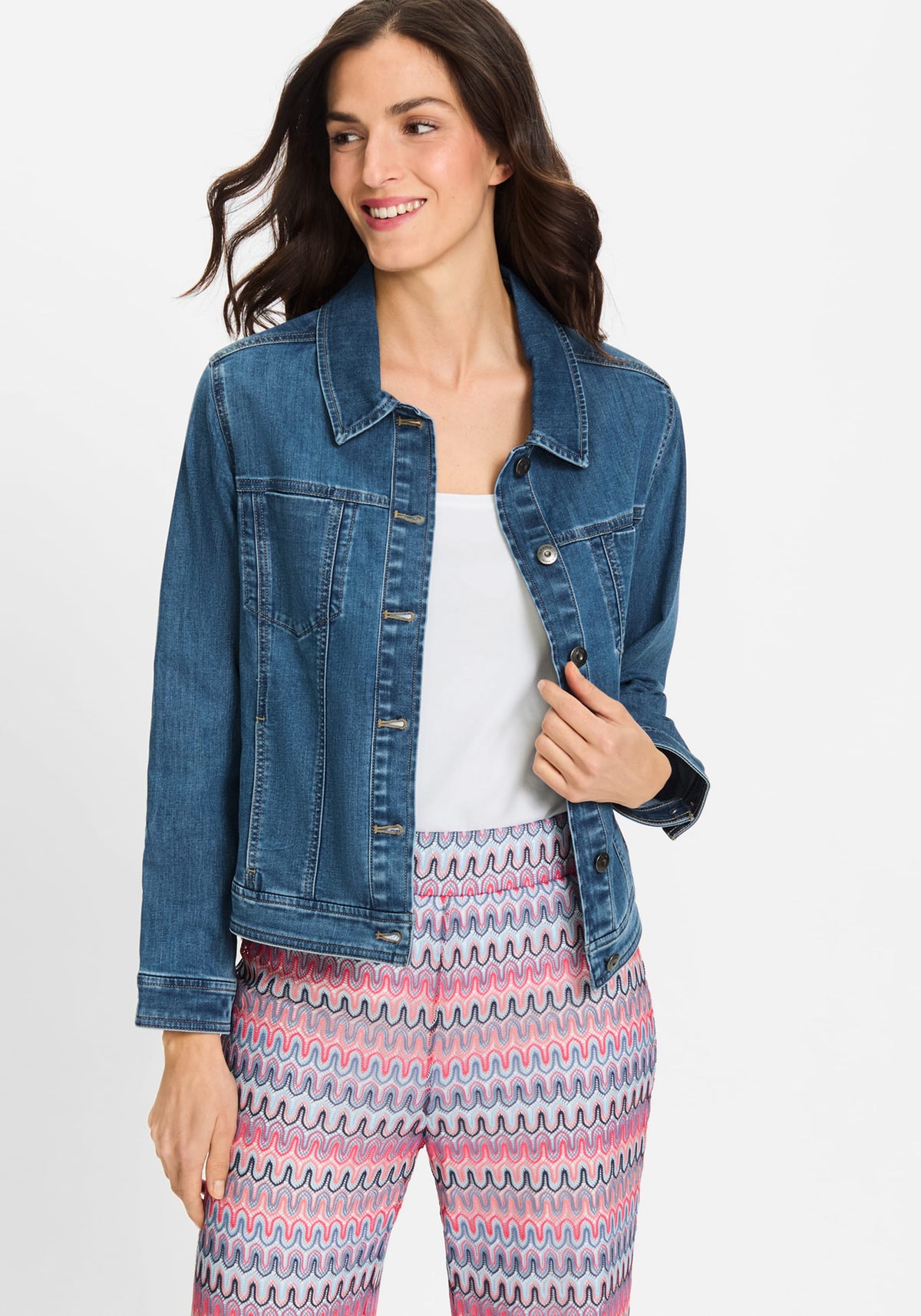 Power Stretch Denim Jacket
