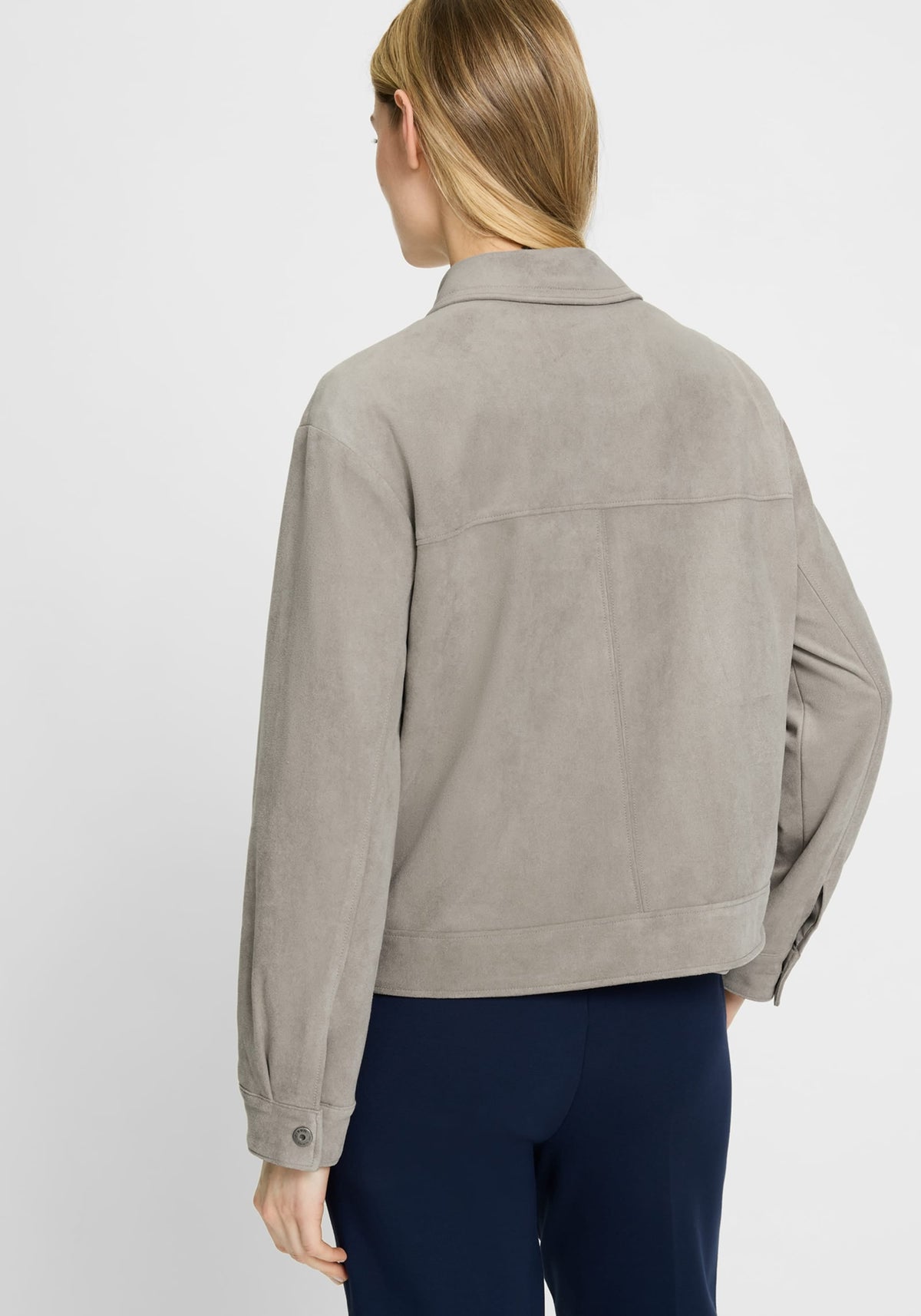 Faux Suede Jacket