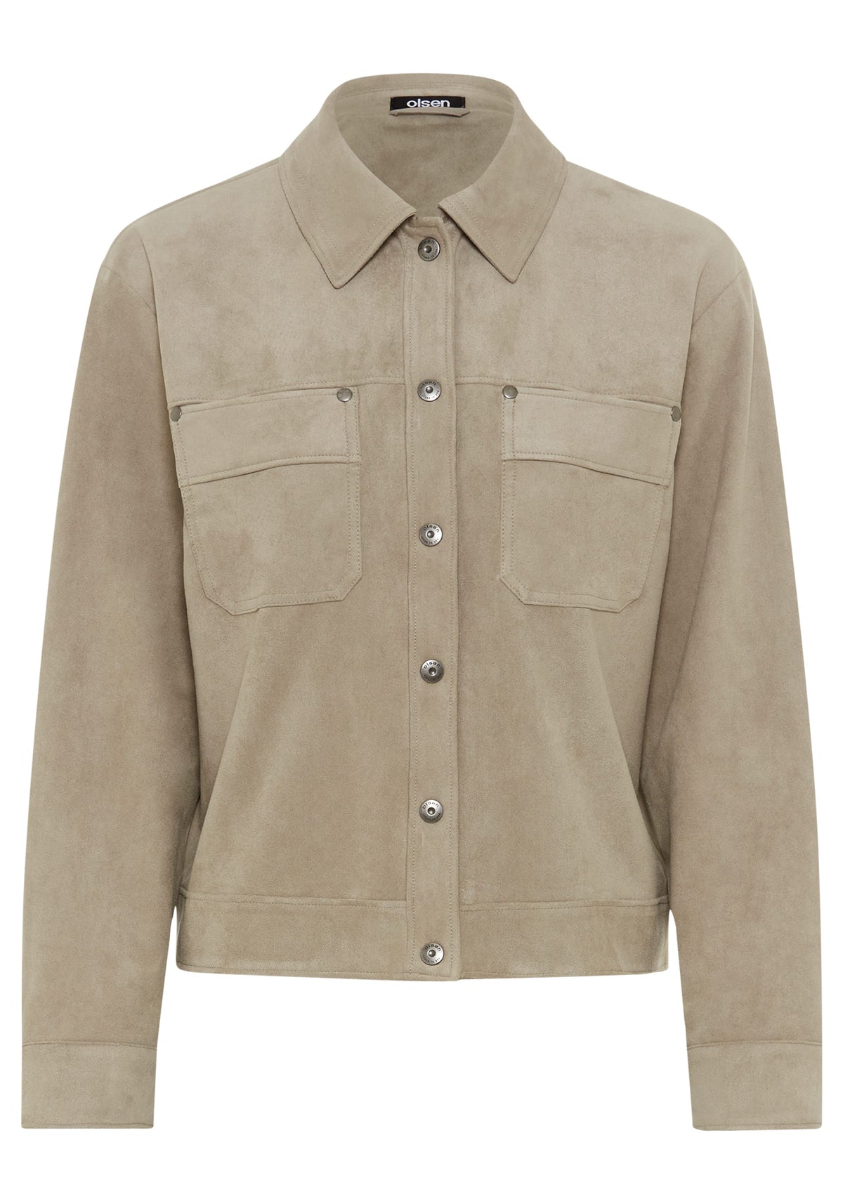 Faux Suede Jacket