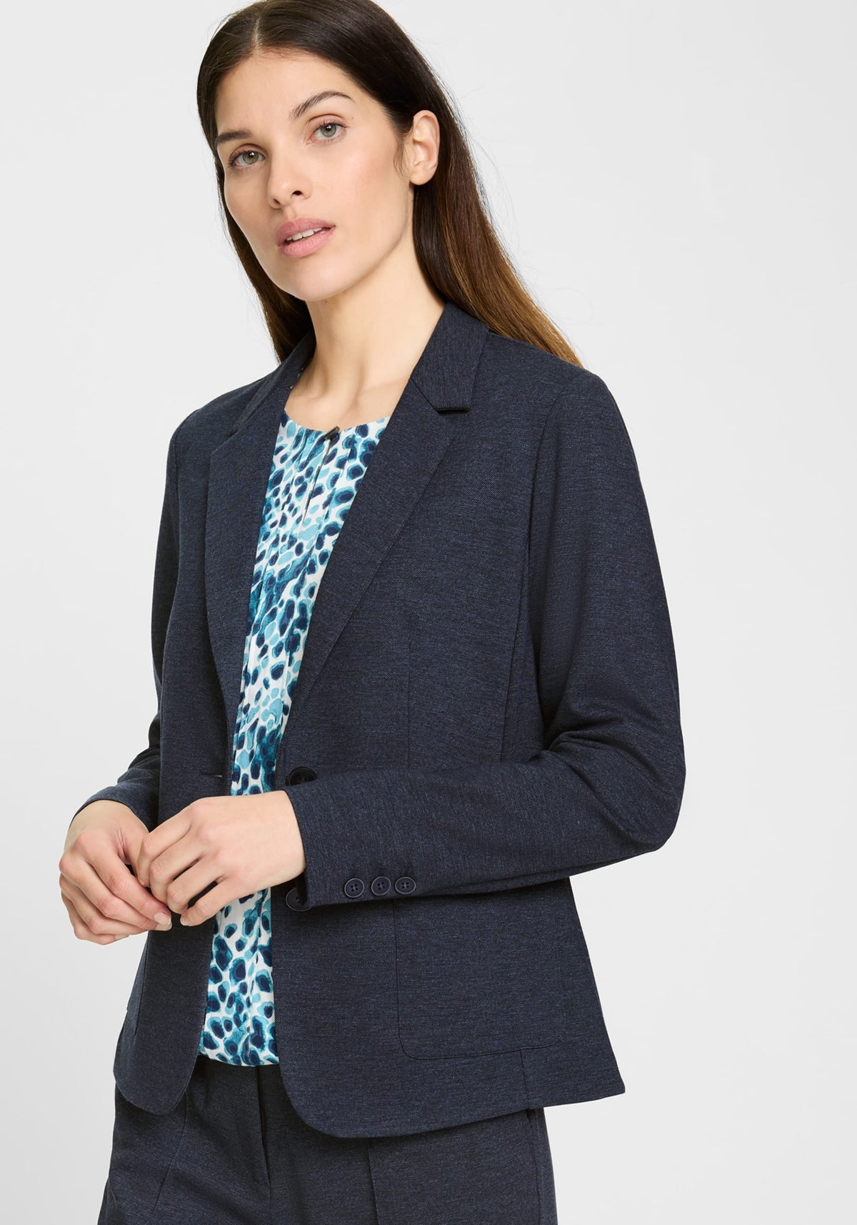 Denim Look Blazer