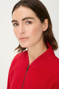 Pull à col cheminée avec bordures en tricot torsadé