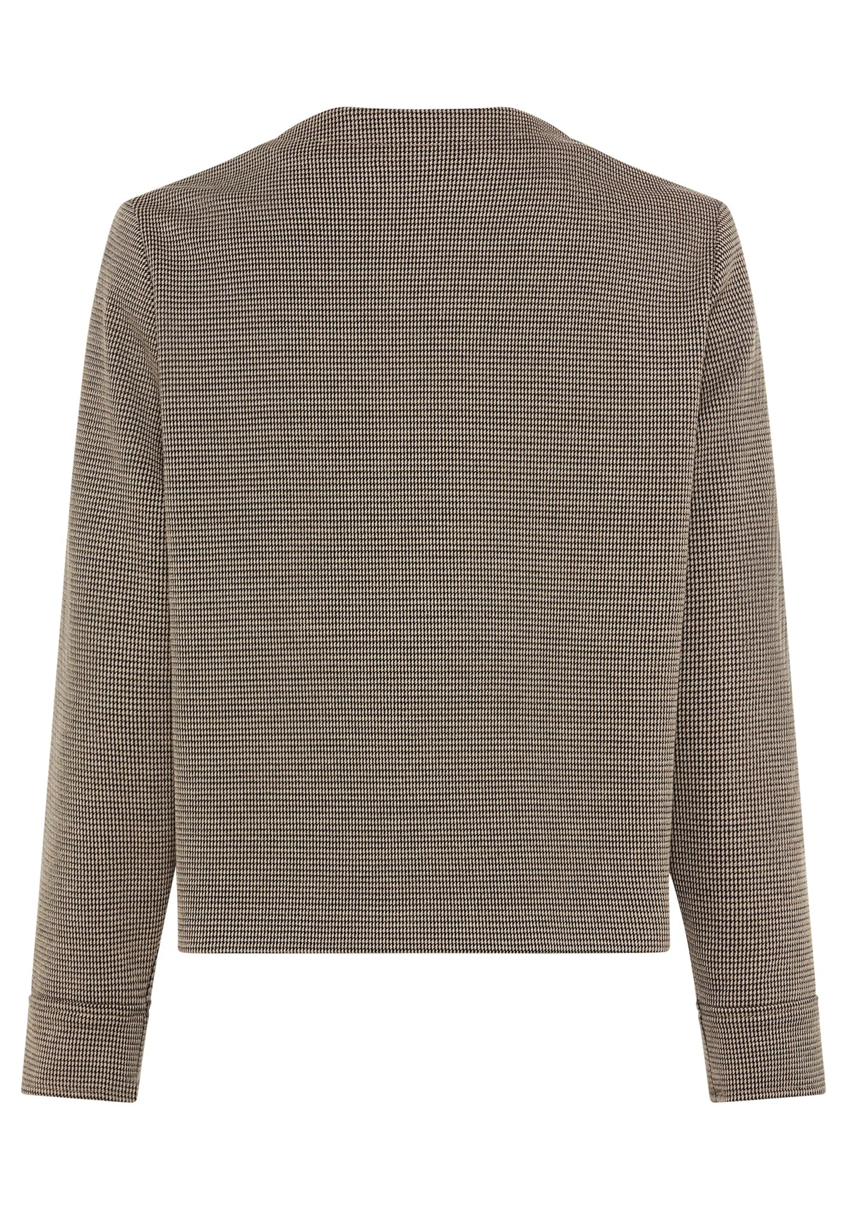 Veste à carreaux zippée