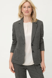 Geo Knit Blazer