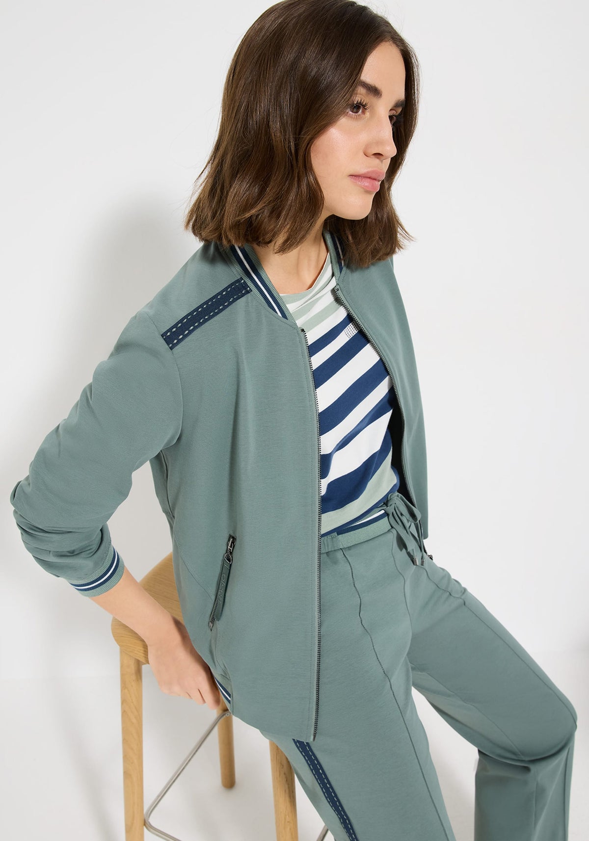 Veste sportive en tricot