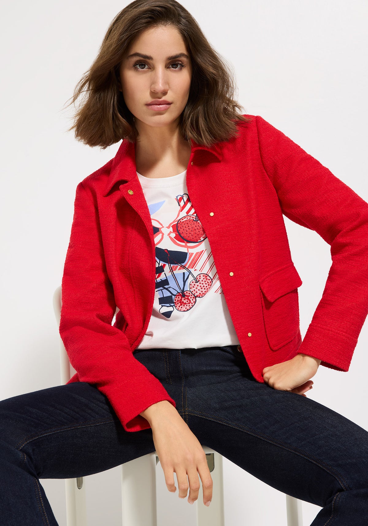 Collared Woven Jacket