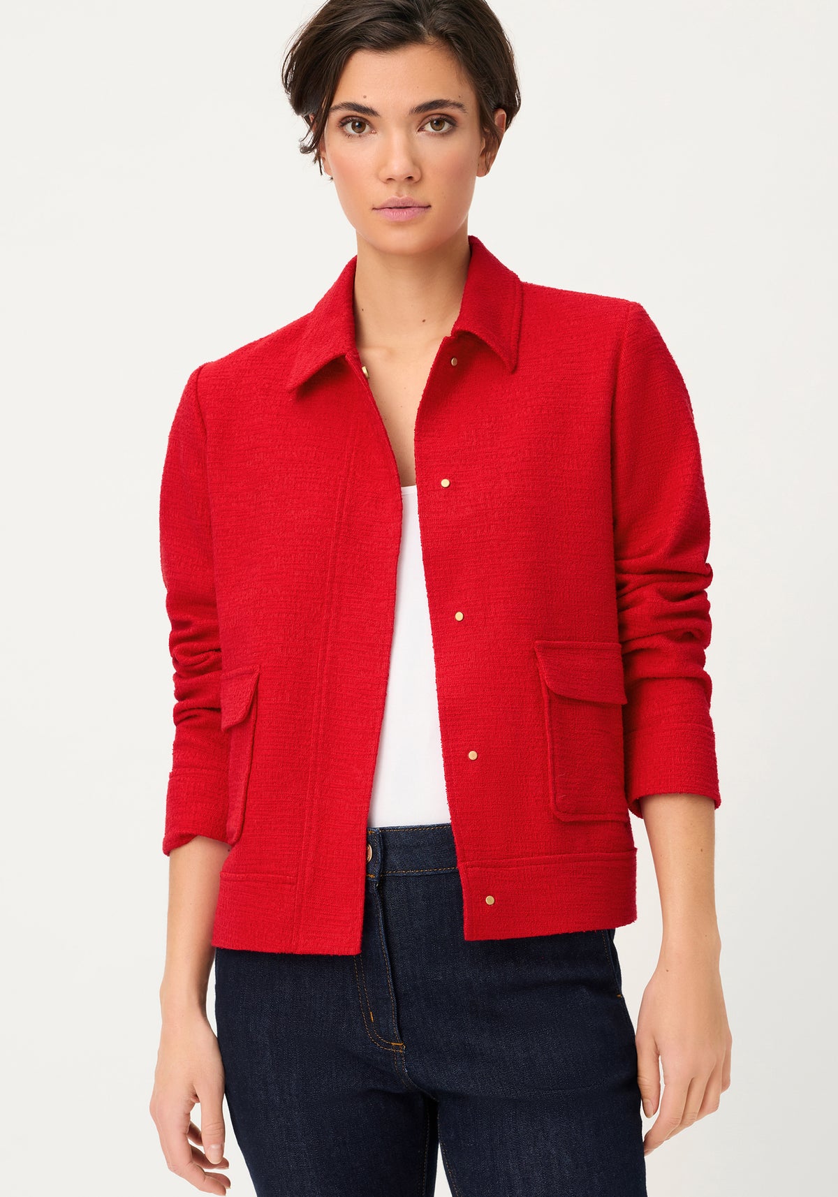 Collared Woven Jacket