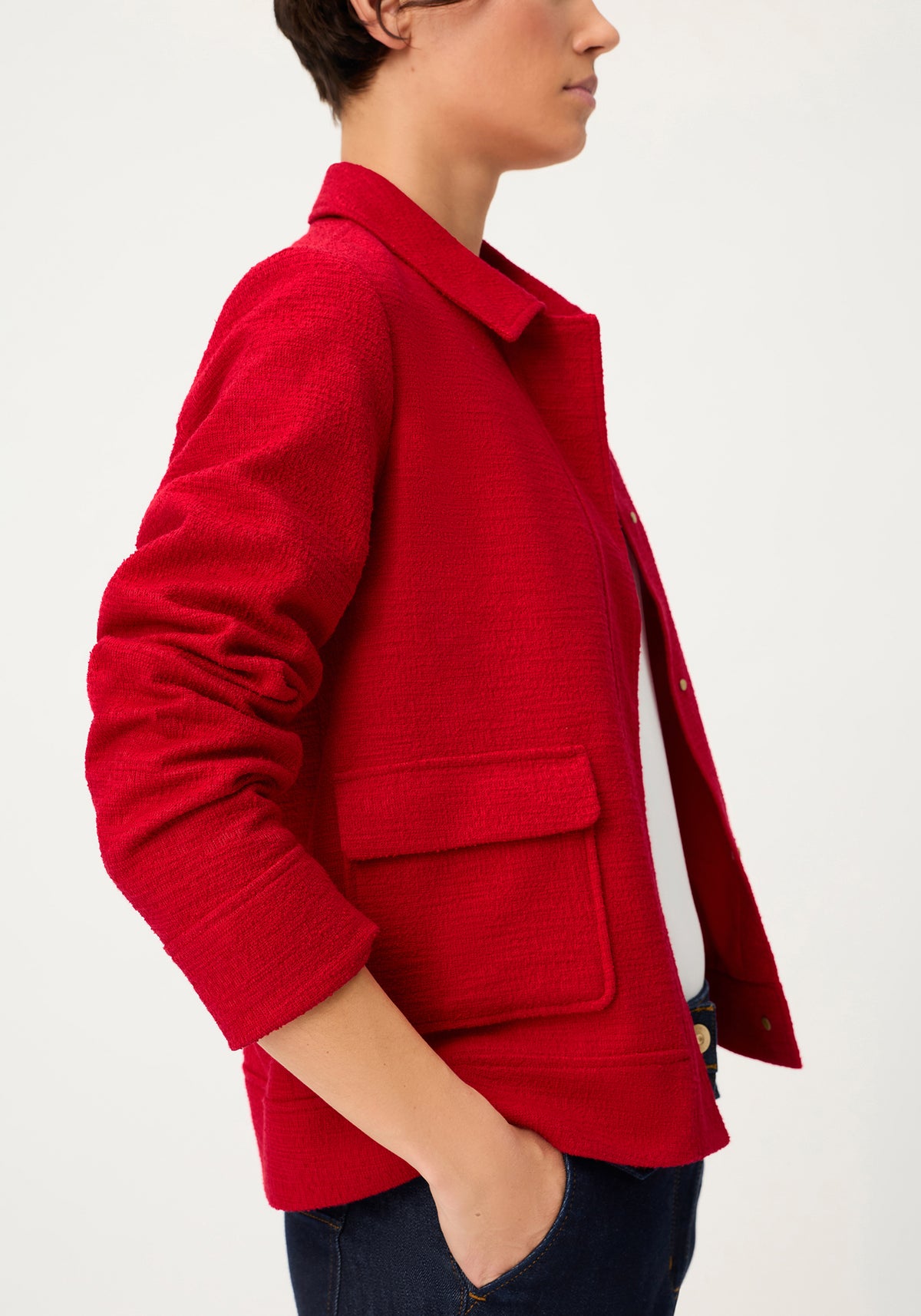 Collared Woven Jacket