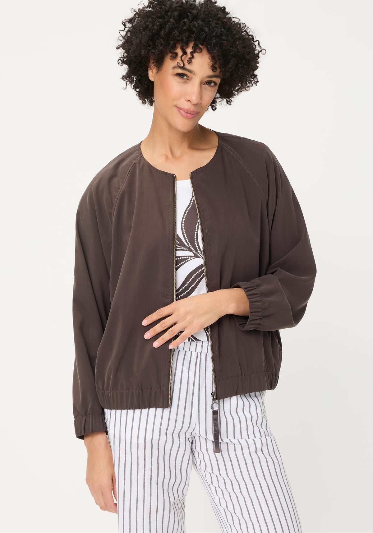 Veste sans col