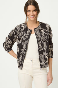 Veste d'intérieur brodée