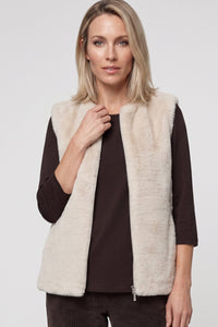 Faux Fur Zip Vest