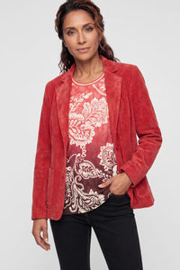 Blazer en velours côtelé