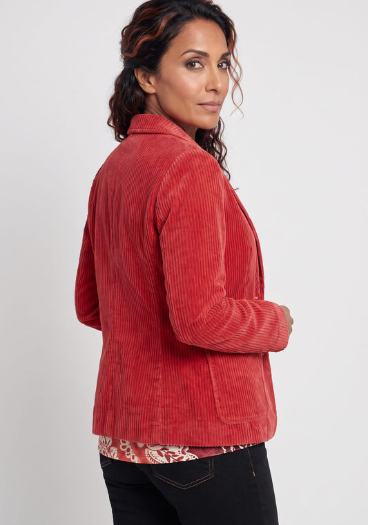 Blazer en velours côtelé