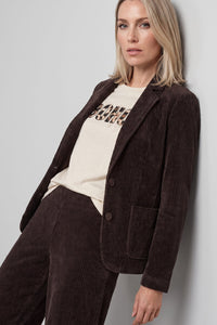 Blazer en velours côtelé