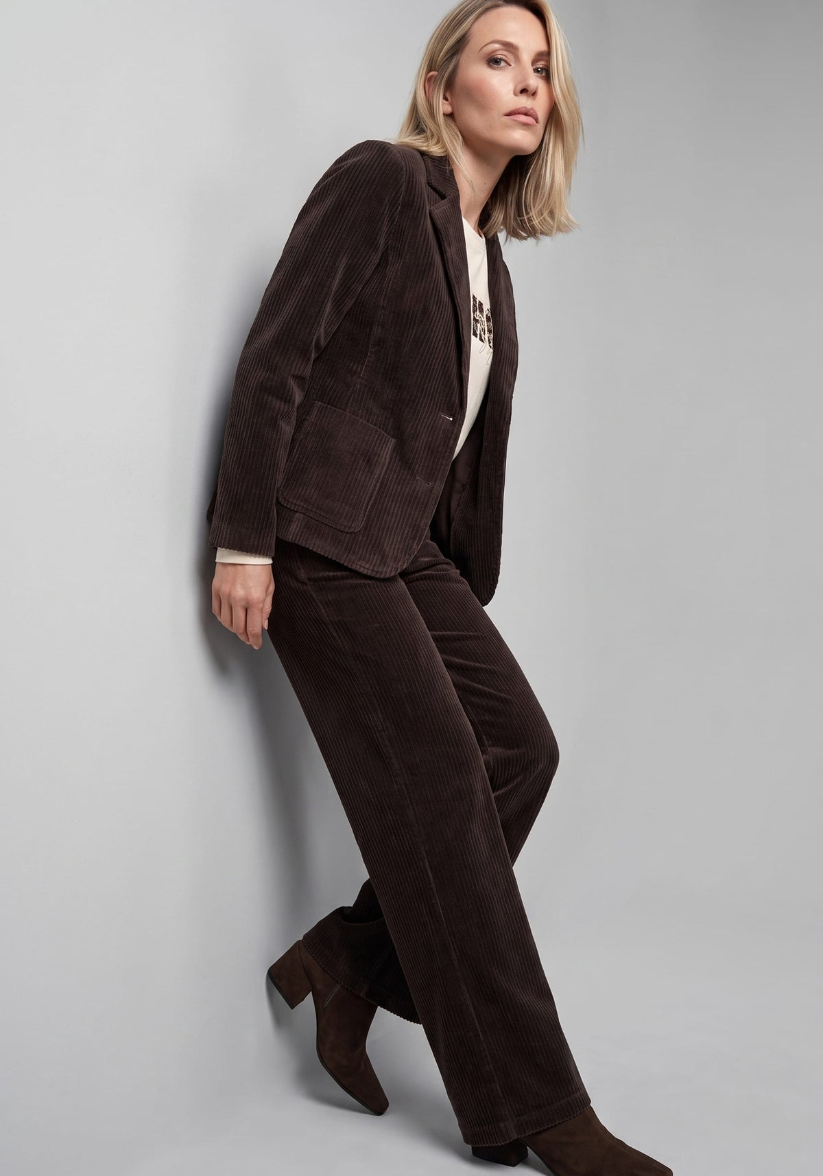 Blazer en velours côtelé