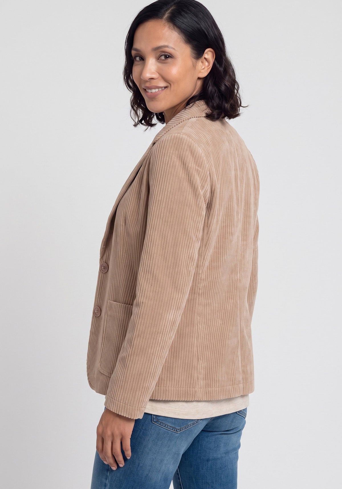 Blazer en velours côtelé