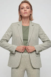 Blazer en maille jacquard