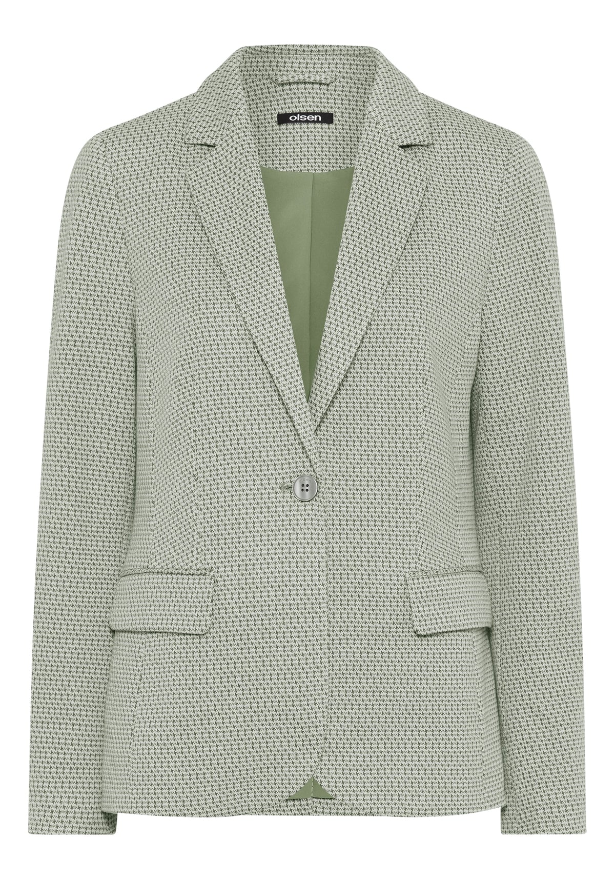Jacquard Knit Blazer