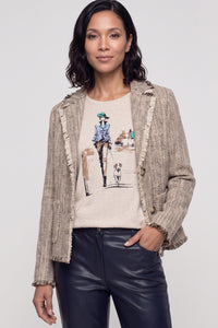 Veste en tweed