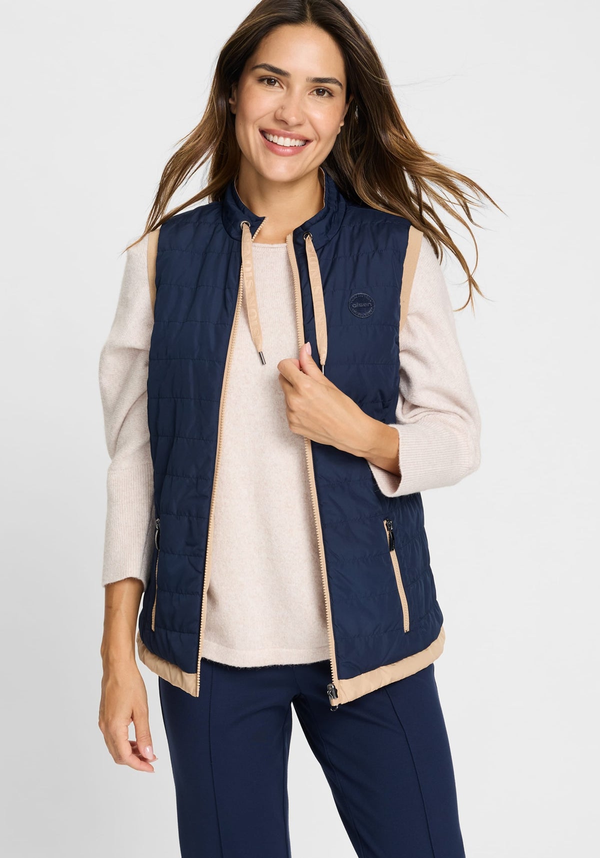 2-in-1  Reversible Quilted Vest