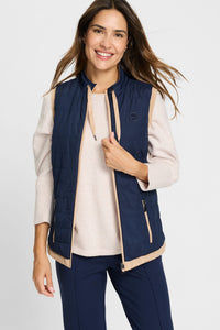 2-in-1  Reversible Quilted Vest