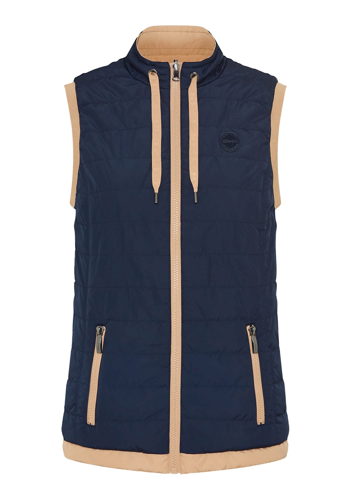 2-in-1  Reversible Quilted Vest