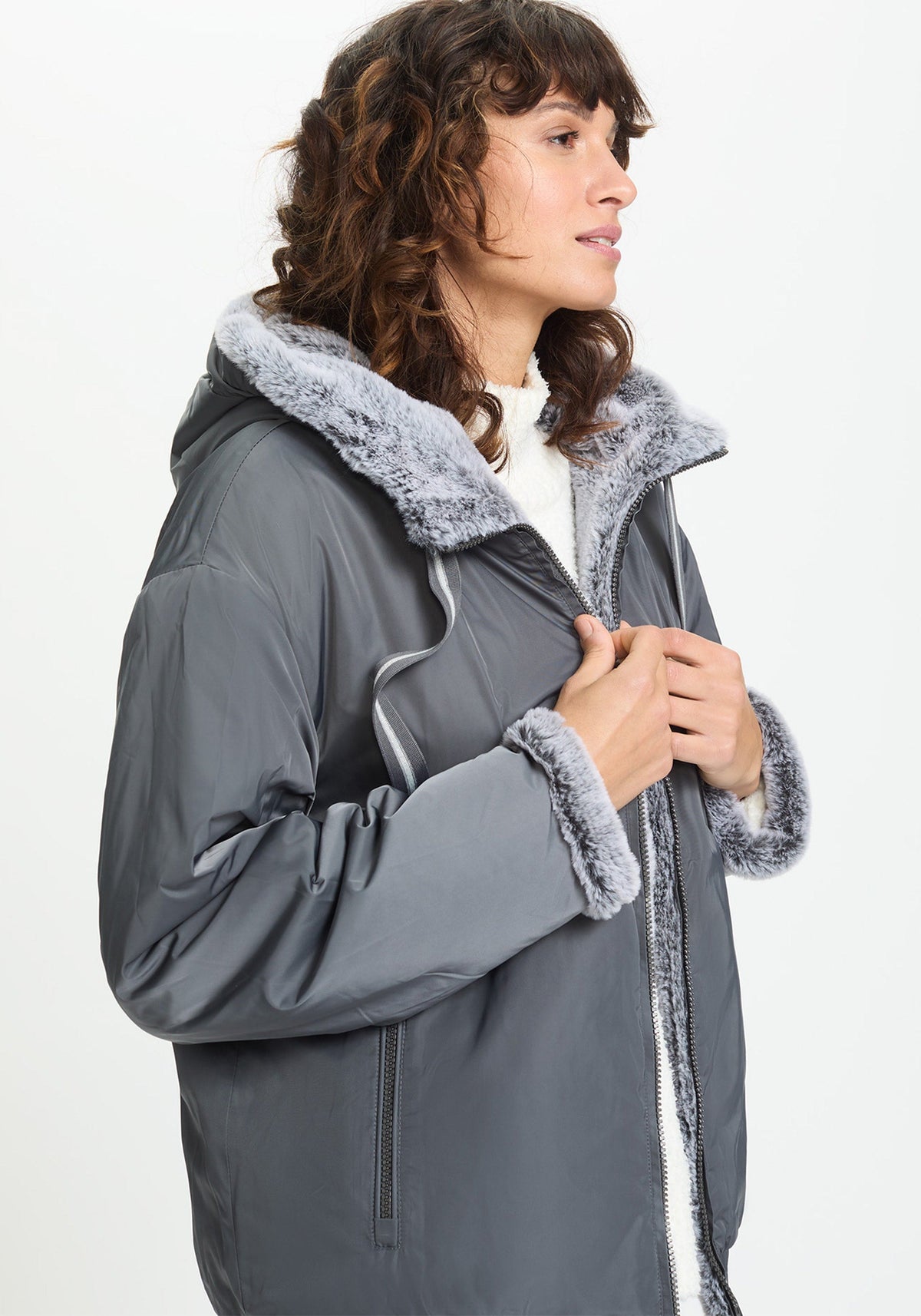 Reversible Hooded Jacket